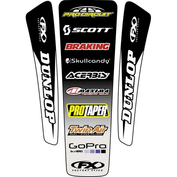 Style 2 Factory Effex 16-32020 Universal Rear Fender Graphics